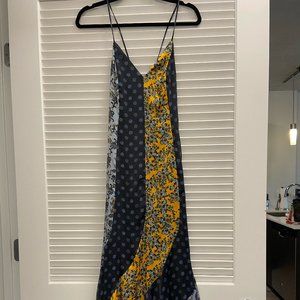 Topshop Godet Mixed Print Midi Slipdress NWT